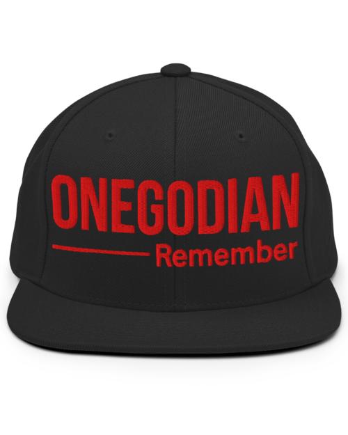 ONEGODIAN: Remember - Snapback Hat - Red