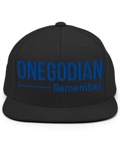 ONEGODIAN: Remember - Snapback Hat - Royal