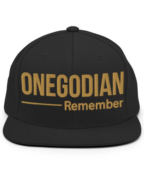 ONEGODIAN: Remember - Snapback Hat - Gold