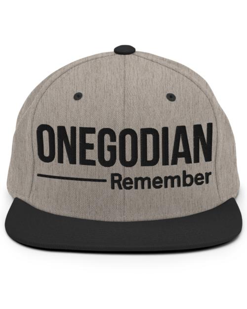 ONEGODIAN: Remember - Snapback Hat - Black
